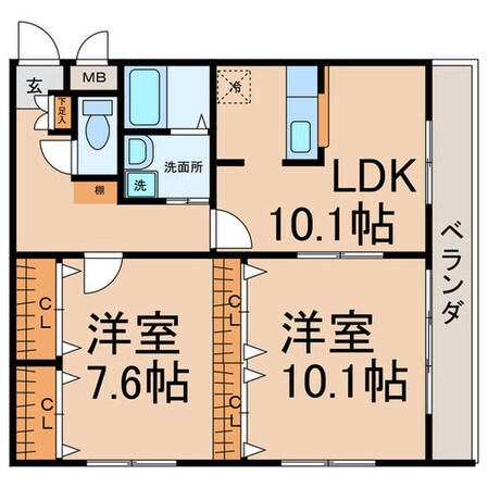 CASA Feliceの物件間取画像